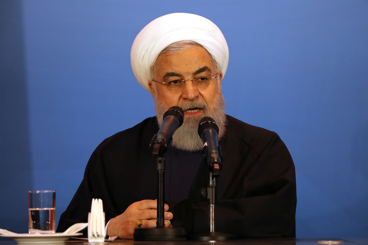 Il Presidente iraniano Hassan Rouhani. REUTERS/Abdullah Dhiaa Al-Deen